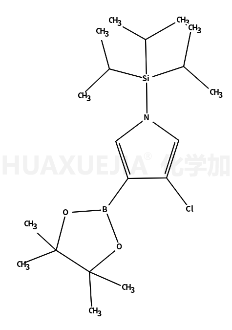 3-氯-4-(4,4,5,5-四甲基-1,3,2-二噁硼烷-2-基)-1-(三异丙基甲硅烷基)-1H-吡咯)