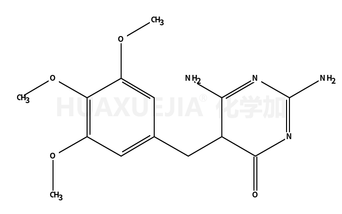 2,6-Diamino-5-(3,4,5-trimethoxybenzyl)-4(5H)-pyrimidinone