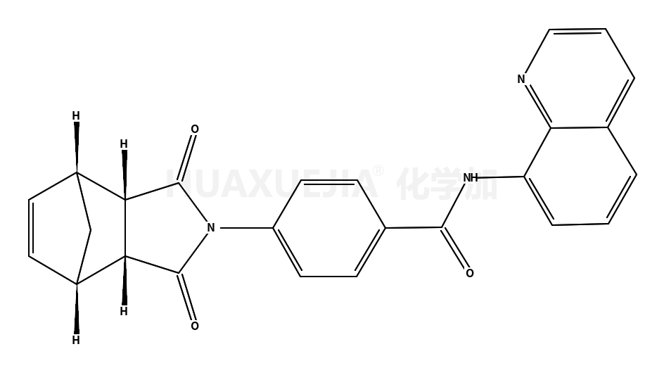 rel-4-[(3aR,4S,7R,7aS)-1,3-二氧代-1,3,3a,4,7,7a-六氢-2H-4,7-甲桥异吲哚-2-基]-N-(喹啉-8-基)苯甲酰胺