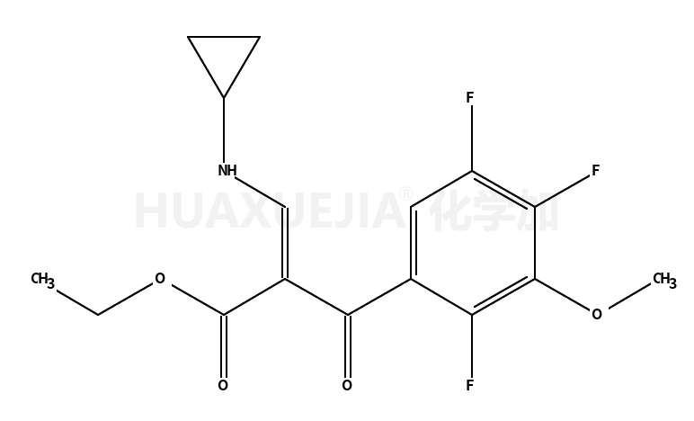 (Z)-3-(环丙基氨基)-2-(2,4,5-三氟-3-甲氧基苯甲酰基)丙烯酸乙酯