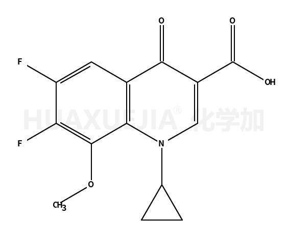 1-环丙基-6,7-二氟-1,4-二氢-8-甲氧基-4-氧代-3-喹啉羧酸