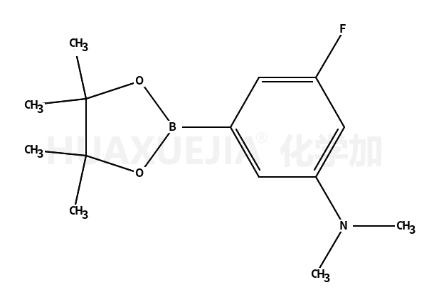 Benzenamine, 3-​fluoro-​N,​N-​dimethyl-​5-​(4,​4,​5,​5-​tetramethyl-​1,​3,​2-​dioxaborolan-​2-​yl)​-