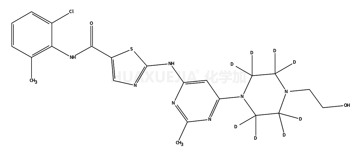 N-(2-chloro-6-methylphenyl)-2-[[2-methyl-6-[2,2,3,3,5,5,6,6-octadeuterio-4-(2-hydroxyethyl)piperazin-1-yl]pyrimidin-4-yl]amino]-1,3-thiazole-5-carboxamide