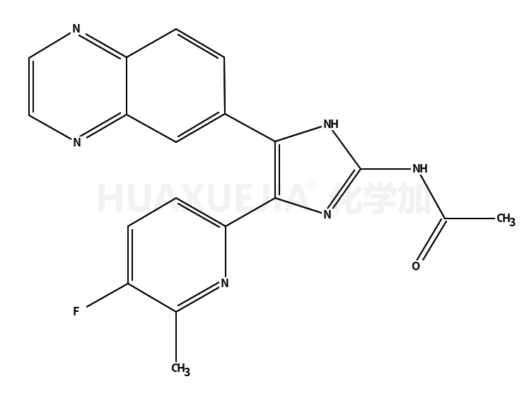N-(5-(5-氟-6-甲基吡啶-2-基)-4-(喹噁啉-6-基)-1H-咪唑-2-基)乙酰胺