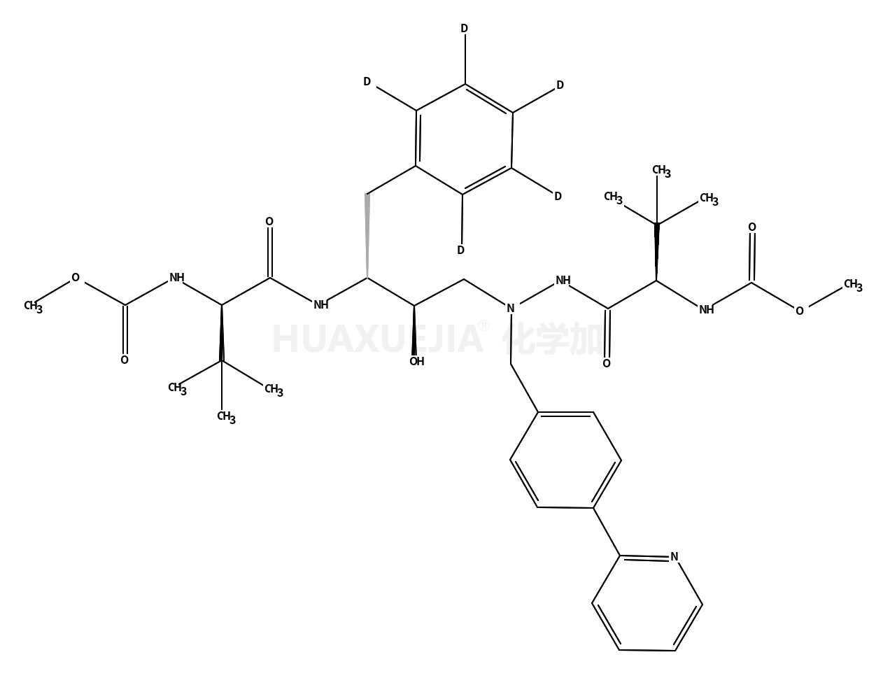 methyl N-[(2S)-1-[2-[(2S,3S)-2-hydroxy-3-[[(2S)-2-(methoxycarbonylamino)-3,3-dimethylbutanoyl]amino]-4-(2,3,4,5,6-pentadeuteriophenyl)butyl]-2-[(4-pyridin-2-ylphenyl)methyl]hydrazinyl]-3,3-dimethyl-1-oxobutan-2-yl]carbamate