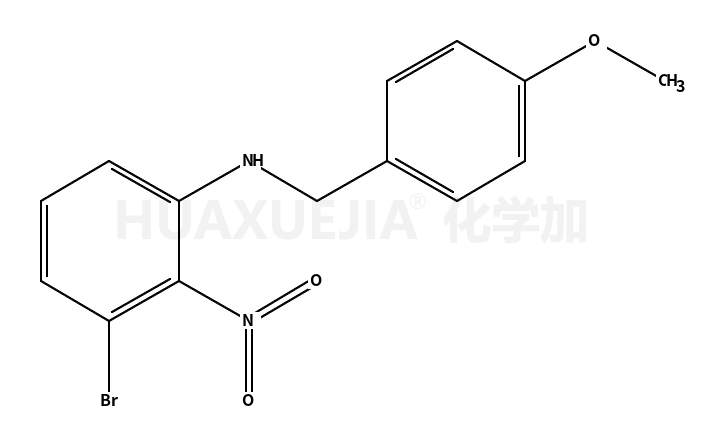 3-溴-N-(4-甲氧基苄基)-2-硝基苯胺