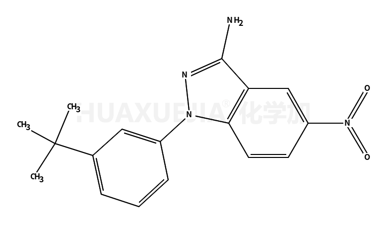 1-(3-tert-butylphenyl)-5-nitroindazol-3-amine