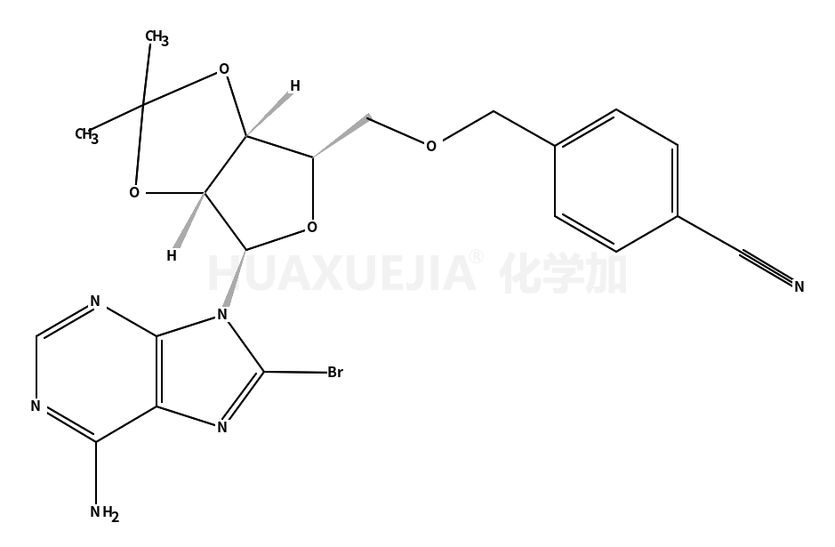8-溴-5'-O-[(4-氰基苯基)甲基]-2',3'-O-(异丙亚基)腺苷