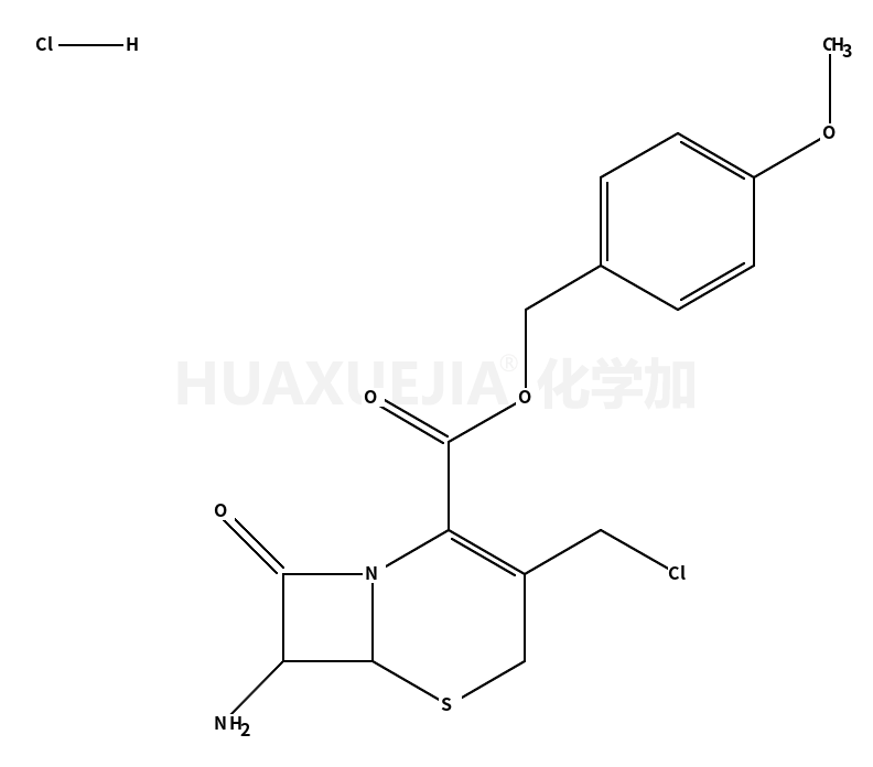 7-氨基-3-氯甲基-3-头孢唑啉-4-羧酸对甲氧苄盐酸盐