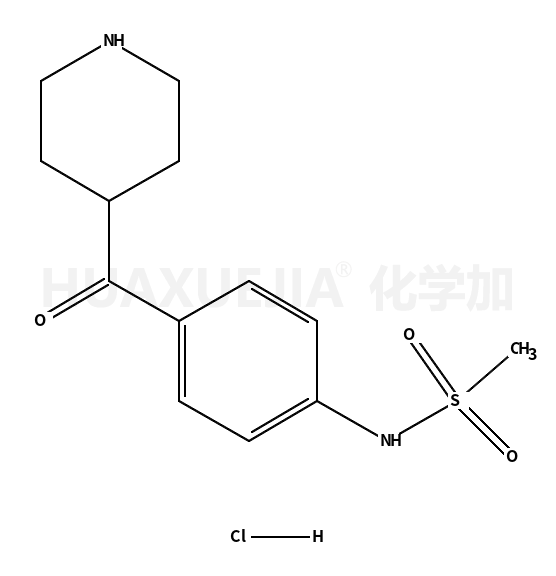 N-[4-(哌啶-4-羰基)-苯基]甲烷磺酰胺盐酸盐