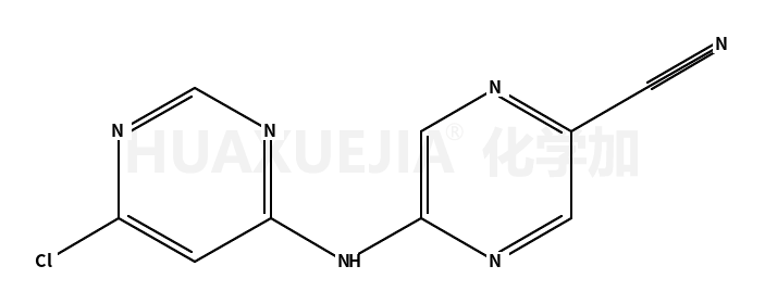 5-[(6-chloropyrimidin-4-yl)amino]pyrazine-2-carbonitrile