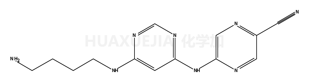 5-[[6-(4-aminobutylamino)pyrimidin-4-yl]amino]pyrazine-2-carbonitrile