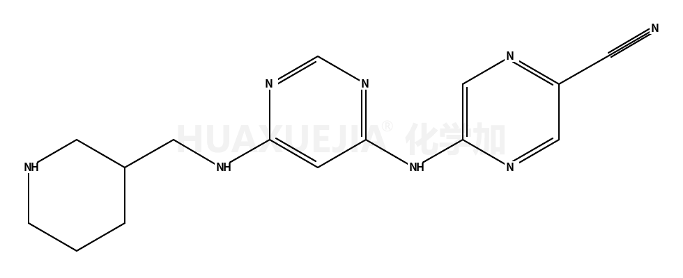 5-[[6-(piperidin-3-ylmethylamino)pyrimidin-4-yl]amino]pyrazine-2-carbonitrile