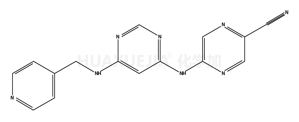 5-[[6-(pyridin-4-ylmethylamino)pyrimidin-4-yl]amino]pyrazine-2-carbonitrile