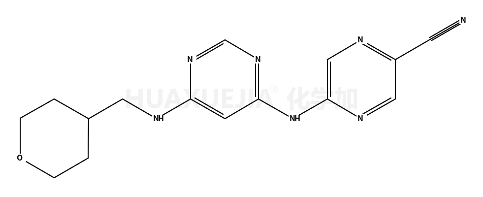 5-[[6-[methyl(oxan-4-yl)amino]pyrimidin-4-yl]amino]pyrazine-2-carbonitrile