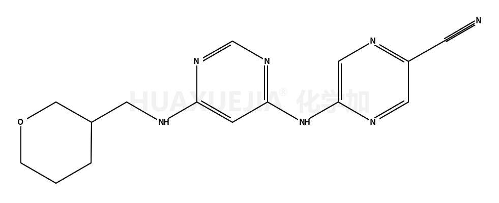 5-[[6-[methyl(oxan-3-yl)amino]pyrimidin-4-yl]amino]pyrazine-2-carbonitrile