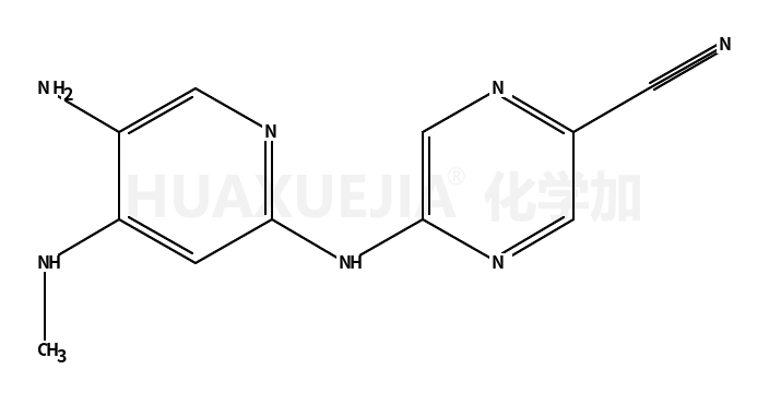 5-[[5-amino-4-(methylamino)pyridin-2-yl]amino]pyrazine-2-carbonitrile