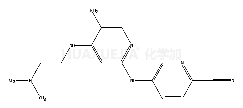 5-[[5-amino-4-[2-(dimethylamino)ethylamino]pyridin-2-yl]amino]pyrazine-2-carbonitrile