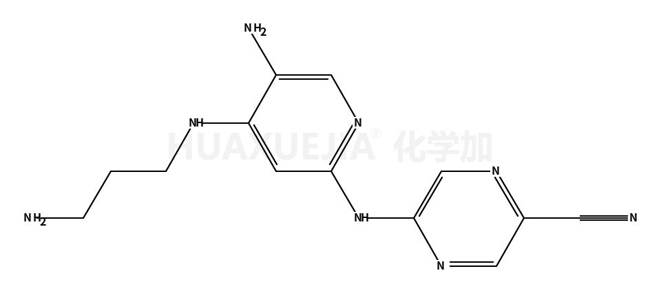 5-[[5-amino-4-(3-aminopropylamino)pyridin-2-yl]amino]pyrazine-2-carbonitrile