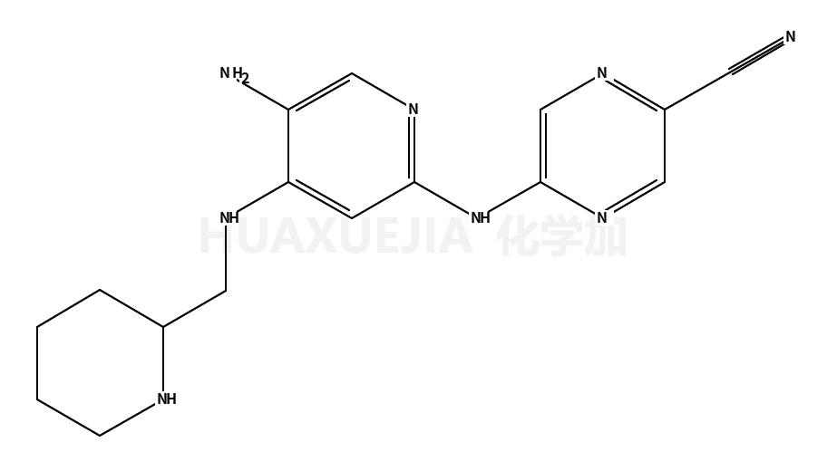 5-[[5-amino-4-(piperidin-2-ylmethylamino)pyridin-2-yl]amino]pyrazine-2-carbonitrile