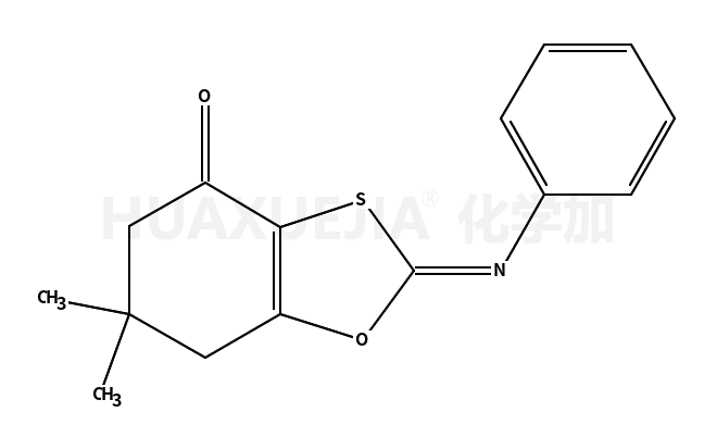 6,6-dimethyl-2-phenylimino-5,7-dihydro-1,3-benzoxathiol-4-one