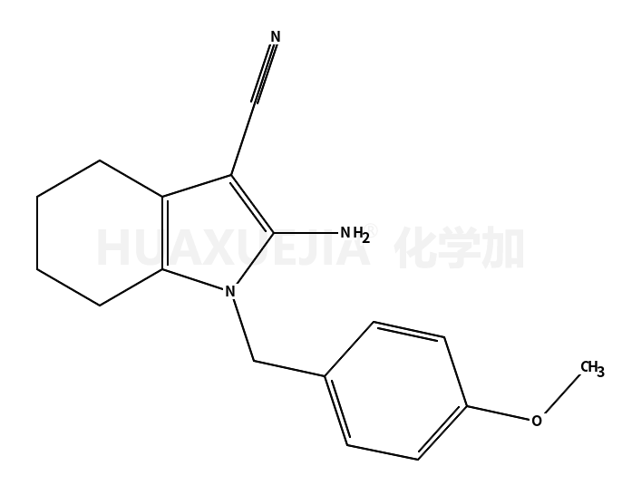 2-氨基-1-(4-甲氧基苄基)-4,5,6,7-四氢-1H-吲哚-3-甲腈