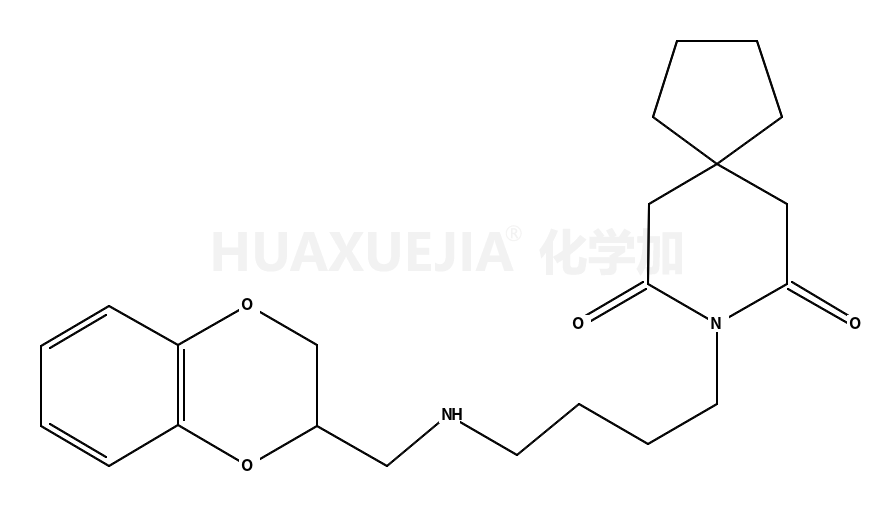 [8-[4-(1,4-苯并二恶烷-2-基-甲氨基)丁基]]-8-氮螺[4.5]癸烷-7,9-二酮盐酸盐