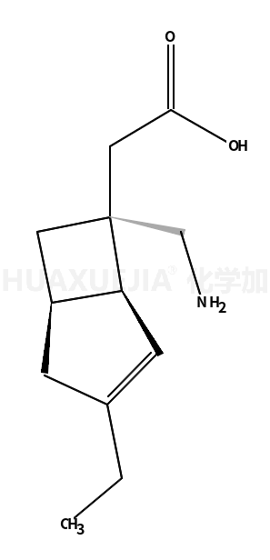 2-[(1R,5S,6S)-6-(aminomethyl)-3-ethyl-6-bicyclo[3.2.0]hept-3-enyl]acetic acid