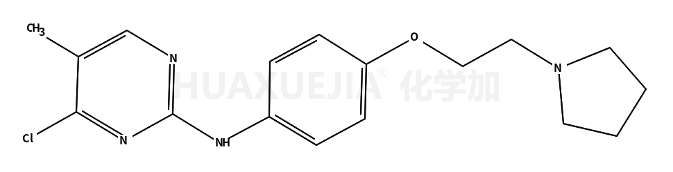N-(4-(2-(吡咯烷-1-基)乙氧基)苯基)-4-氯-5-甲基嘧啶-2-胺
