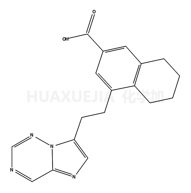4-(2-(imidazo[2,1-f][1,2,4]triazin-7-yl)ethyl)-5,6,7,8-tetrahydronaphthalene-2-carboxylic acid