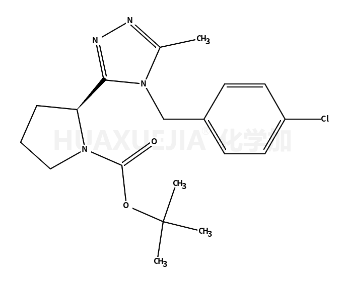 (R)-2-(4-(4-氯苄基)-5-甲基-4H-1,2,4-噻唑-3-基)吡咯烷-1-羧酸叔丁酯