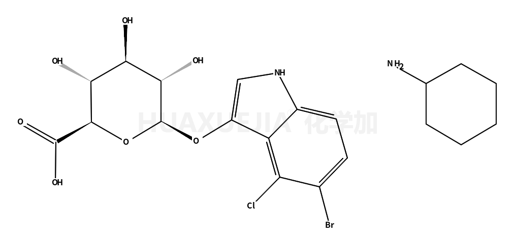 5-溴-4-氯-3-吲哚基-BETA-D-葡糖苷酸环己胺盐