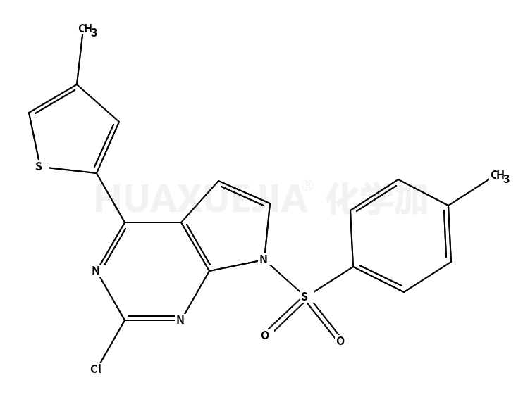2-氯-4-(4-甲基噻吩-2-基)-7-甲苯磺酰-7H-吡咯并[2,3-d]嘧啶