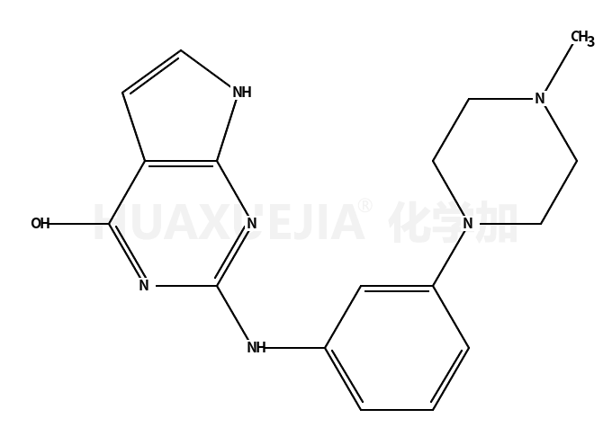 2-[3-(4-methylpiperazin-1-yl)anilino]-1,7-dihydropyrrolo[2,3-d]pyrimidin-4-one