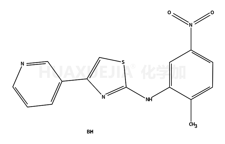 N-(2-甲基-5-硝基苯基)-4-(3-吡啶基)-2-噻唑胺氢溴酸盐