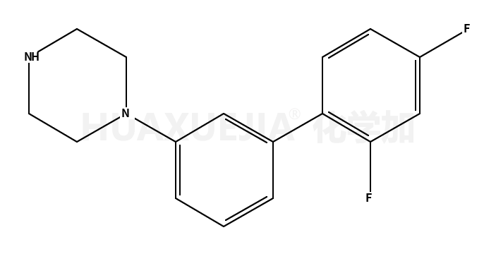 • Piperazine, 1-(2',4'-difluoro[1,1'-biphenyl]-3-yl)-