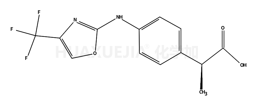 (2R)-2-[4-[[4-(trifluoromethyl)-1,3-oxazol-2-yl]amino]phenyl]propanoic acid