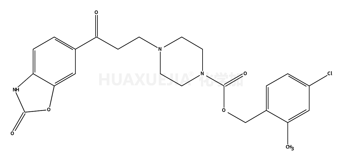 (4-chloro-2-methylphenyl)methyl 4-[3-oxo-3-(2-oxo-3H-1,3-benzoxazol-6-yl)propyl]piperazine-1-carboxylate