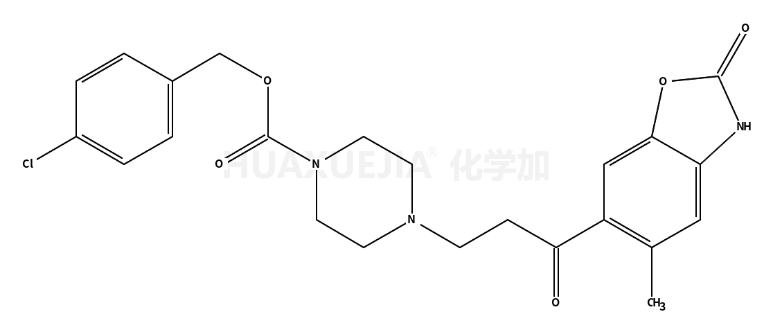 (4-chlorophenyl)methyl 4-[3-(5-methyl-2-oxo-3H-1,3-benzoxazol-6-yl)-3-oxopropyl]piperazine-1-carboxylate