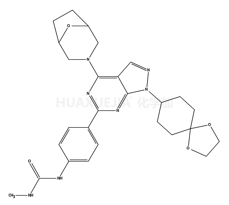 N-[4-[1-(1,4-二氧杂螺[4.5]癸烷-8-基)-4-(8-氧杂-3-氮杂双环[3.2.1]辛烷-3-基)-1H-吡唑并[3,4-d]嘧啶-6-基]苯基]-N’-甲基脲