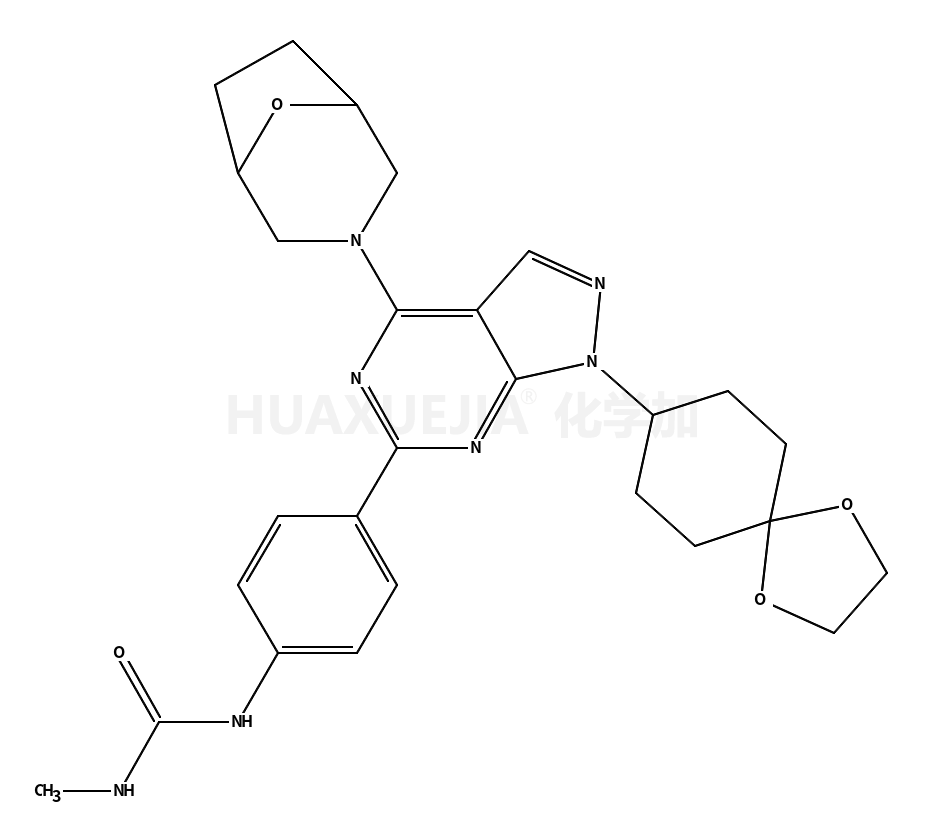 1-[4-[1-(1,4-dioxaspiro[4.5]decan-8-yl)-4-(8-oxa-3-azabicyclo[3.2.1]octan-3-yl)pyrazolo[3,4-d]pyrimidin-6-yl]phenyl]-3-methylurea