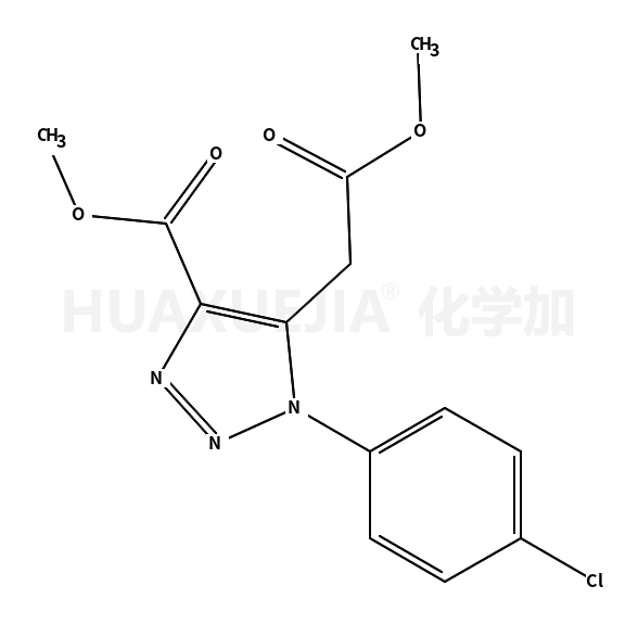 1-(4-氯苯基)-5-(2-甲氧基-2-氧代乙基)-1H-1,2,3-噻唑-4-羧酸甲酯