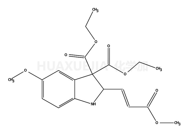 diethyl (E)-5-methoxy-2-(3-methoxy-3-oxoprop-1-en-1-yl)indoline-3,3-dicarboxylate