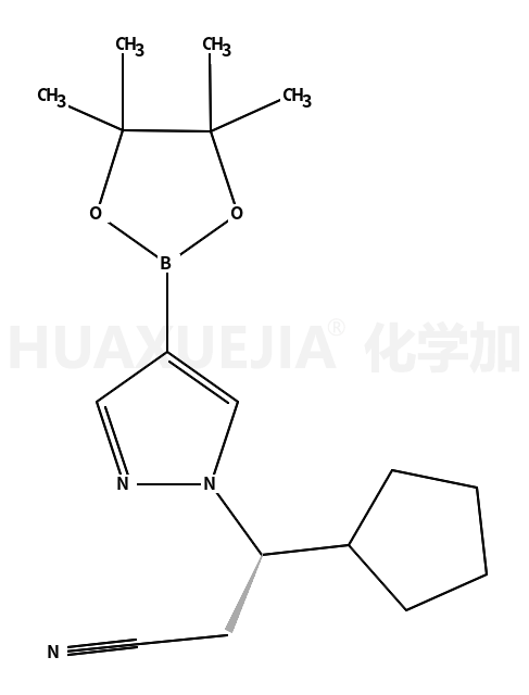 (βR)-β-环戊基-4-(4,4,5,5-四甲基-1,3,2-二氧杂硼杂环戊烷-2-基)-1H-吡唑-1-丙腈