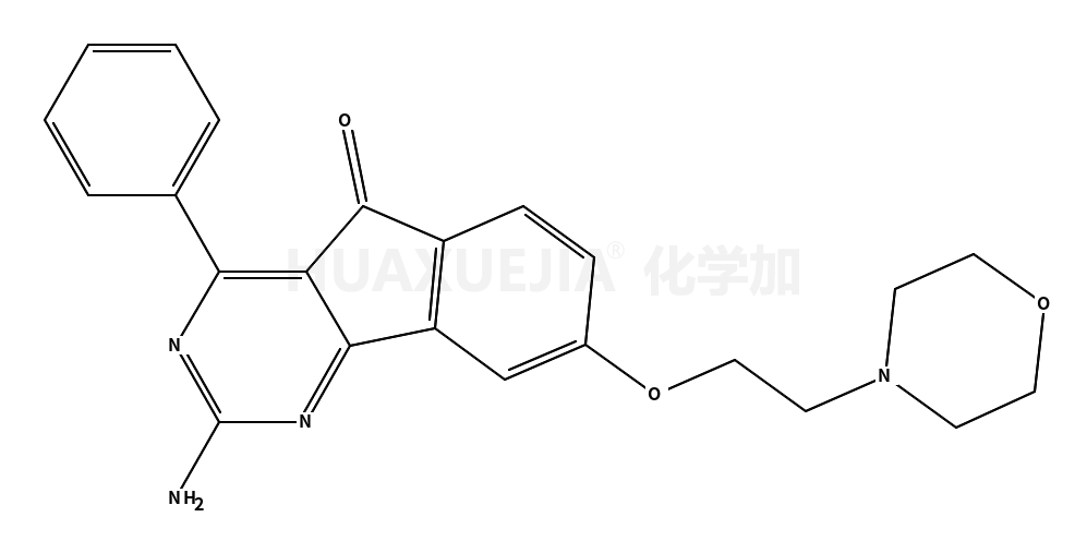 2-氨基-8-(2-吗啉乙氧基)-4-苯基-5H-茚并[1,2-d]嘧啶-5-酮