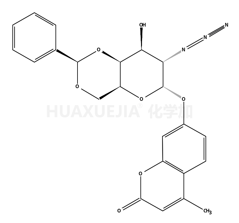 7-[[(2S,4aR,6R,7R,8R,8aR)-7-azido-8-hydroxy-2-phenyl-4,4a,6,7,8,8a-hexahydropyrano[3,2-d][1,3]dioxin-6-yl]oxy]-4-methylchromen-2-one