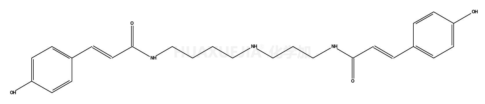 2-丙烯酰胺,3-(4-羟基苯基)-N-[3-[[4-[[3-(4-羟基苯基)-1-羰基-2-丙烯基]氨基]丁基]氨基]丙基]-,(E,E)- (9CI)