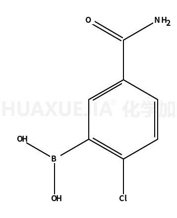 5-氨基甲酰-2-氯苯硼酸