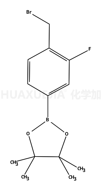 4-溴甲基-3-氟苯硼酸频那醇酯