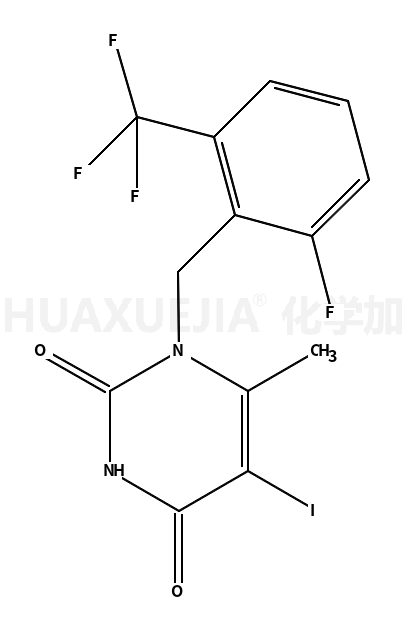 1-[2-氟-6-(三氟甲基)苄基]-5-碘-6-甲基嘧啶-2,4(1h,3h)-二酮